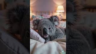 Adorable Baby Koala Snuggling Time – Cozy Sleepy Moments  PababaTV #babyanimals #cute #cuteshorts